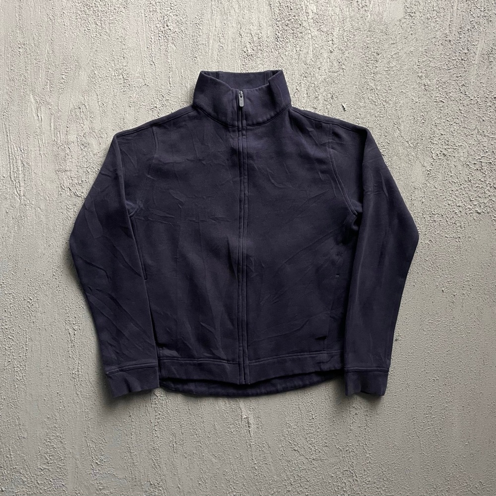 Lululemon Full Zip Mock Neck Track Jacket Women Size 6 Navy Blue Y2K Lululemon